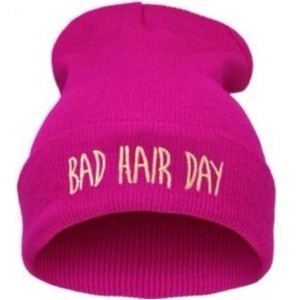 Mütze "bad hair day" pink