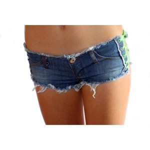 Jeans Shorts neon